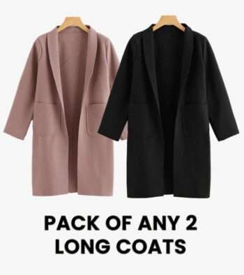 Pack of 2 - Women's Long Coats