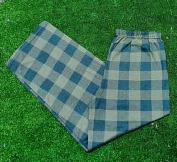 Plaid Green Checkered Wide Leg Pajama