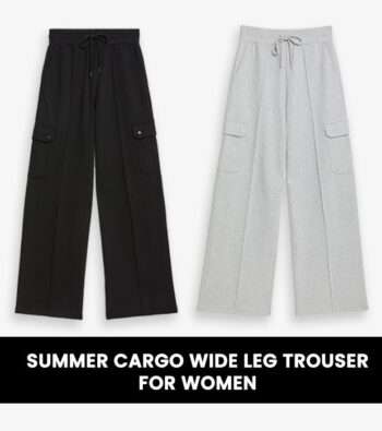 Pack of 3 - Cargo Wide Leg Trousers
