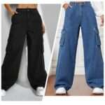 Cargo Denim Jeans for Women (Pack of 2)