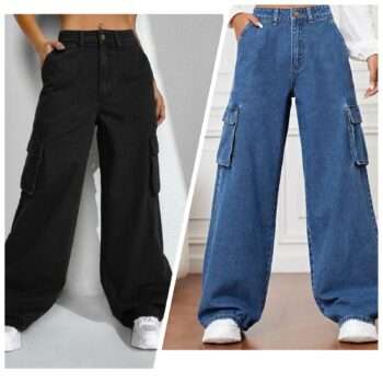 Cargo Denim Jeans for Women (Pack of 2)