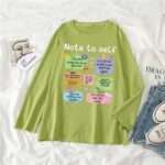 Sketch Note Full Sleeve Printed Tee