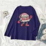 Retro Cassette Tape Full Sleeve Printed Tee