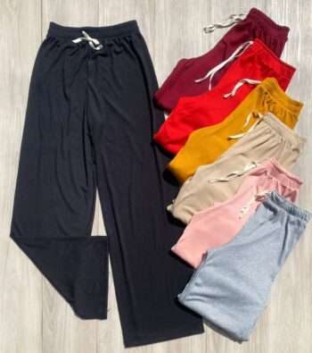 Pack of 4 - Summer Wide Leg Sweat Pants