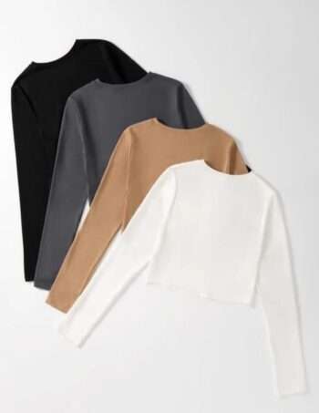 Pack of 4 Full Sleeves Crop Deal in 1850