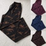 Pack of 3 - Tie and Die Shade Cargo Wide Leg Trousers