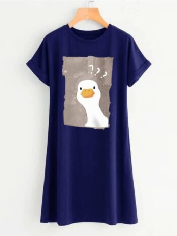Lost Goose Half Sleeve Long Tee