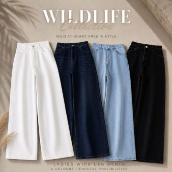 Wide Leg Jeans (Pack Of 2)