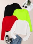 Pack of 4 Full Sleeves Crop Deal in 1850